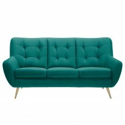Fredriks Sofa Sawston I (3 -Sitzer) - Samt - Petrol 11 Fredriks Sofa Sawston I (3 -Sitzer) - Samt - Petrol -WOHNZIMMERMÖBEL Verkäufe 1000215350 201209 18162300234 DETAILS P000000001000215350