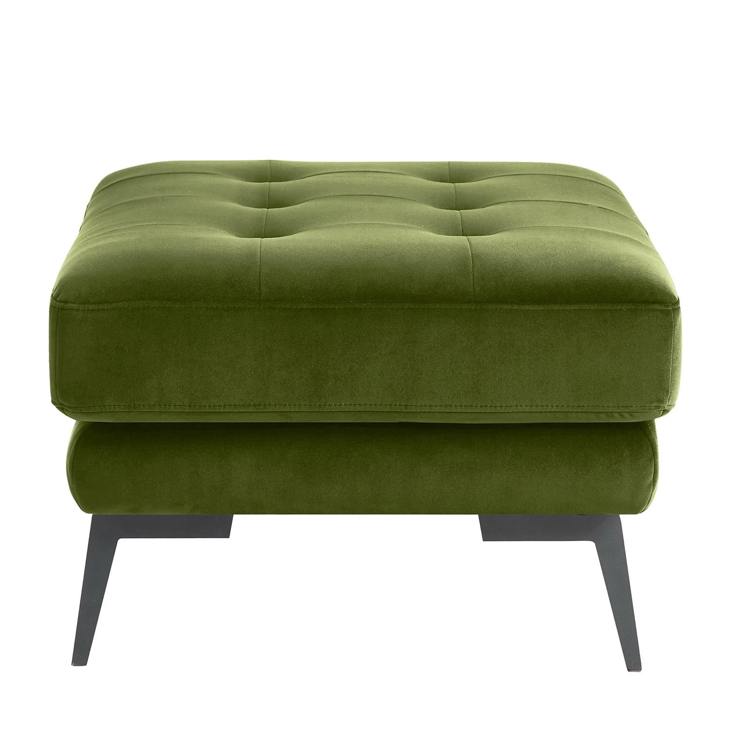 Mørteens Polsterhocker Hamina II - Samt - Avocado 6 Mørteens Polsterhocker Hamina II - Samt - Avocado – Bild 6