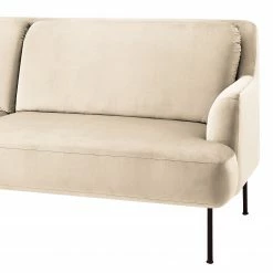 Fredriks Sofa Bleecker (3-Sitzer) - Samt - Creme -WOHNZIMMERMÖBEL Verkäufe 1000216233 210107 16315400297 DETAILS P000000001000216233
