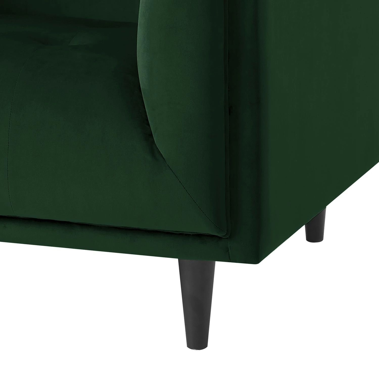 Red Living Sessel Botley - Samt - Dunkelgrün 10 Red Living Sessel Botley - Samt - Dunkelgrün – Bild 10