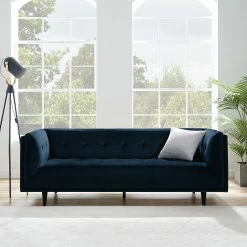 Red Living Sofa Botley (3-Sitzer) - Samt - Marineblau 16 Red Living Sofa Botley (3-Sitzer) - Samt - Marineblau -WOHNZIMMERMÖBEL Verkäufe 1000216238 210107 16315700349 MOOD DETAILS P000000001000216238 mood