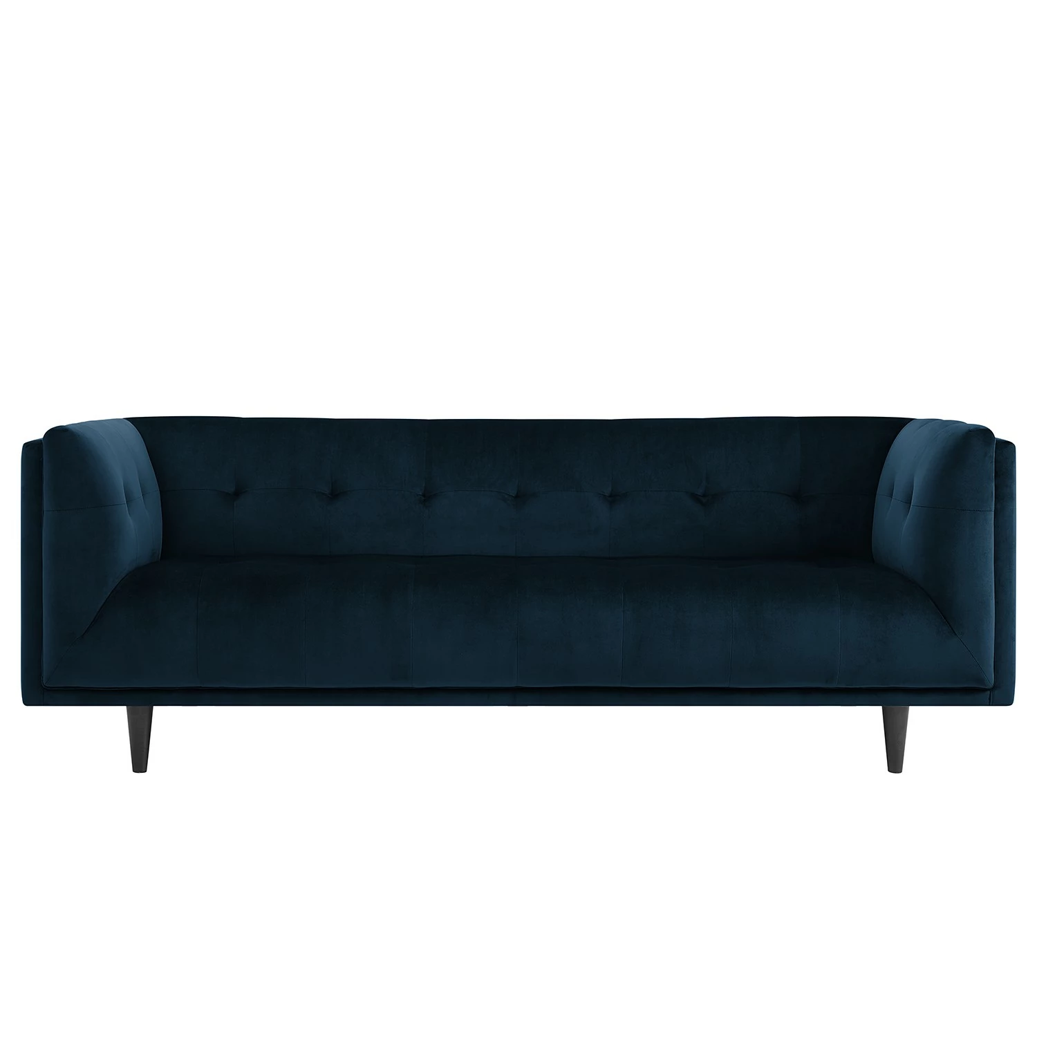 Red Living Sofa Botley (3-Sitzer) - Samt - Marineblau 5 Red Living Sofa Botley (3-Sitzer) - Samt - Marineblau – Bild 5