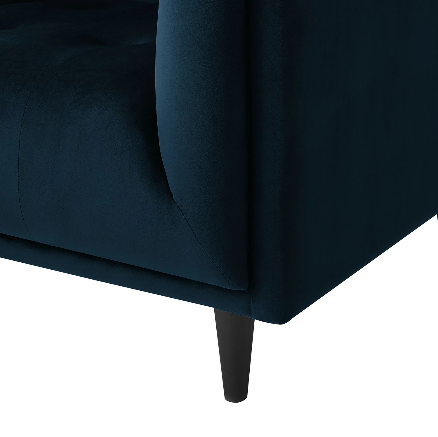 Red Living Sofa Botley (3-Sitzer) - Samt - Marineblau 11 Red Living Sofa Botley (3-Sitzer) - Samt - Marineblau – Bild 11