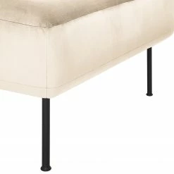 Fredriks Polsterhocker Bleecker - Samt - Creme -WOHNZIMMERMÖBEL Verkäufe 1000216244 210107 16320200416 DETAILS P000000001000216244