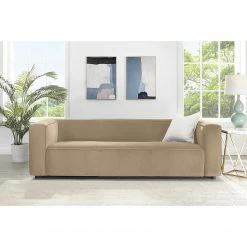 Fredriks Sofa Berlou II (3-Sitzer) - Microfaser - Beige -WOHNZIMMERMÖBEL Verkäufe 1000216250 210218 14191300119 MOOD DETAILS P000000001000216250 mood