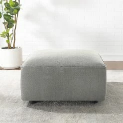 Fredriks Polsterhocker Berlou I - Webstoff - Grau -WOHNZIMMERMÖBEL Verkäufe 1000216258 210107 16321000543 MOOD DETAILS P000000001000216258 mood