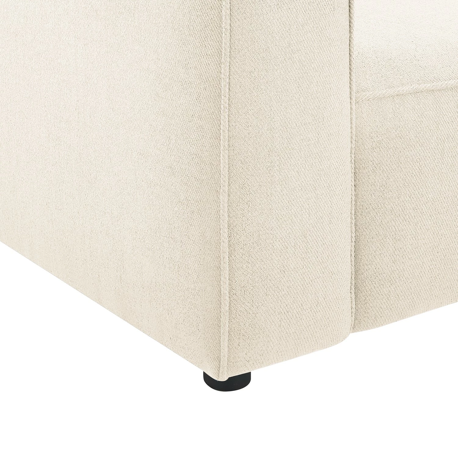 Fredriks Ecksofa Berlou I - Webstoff - Creme - Longchair davorstehend links 8 Fredriks Ecksofa Berlou I - Webstoff - Creme - Longchair davorstehend links – Bild 8
