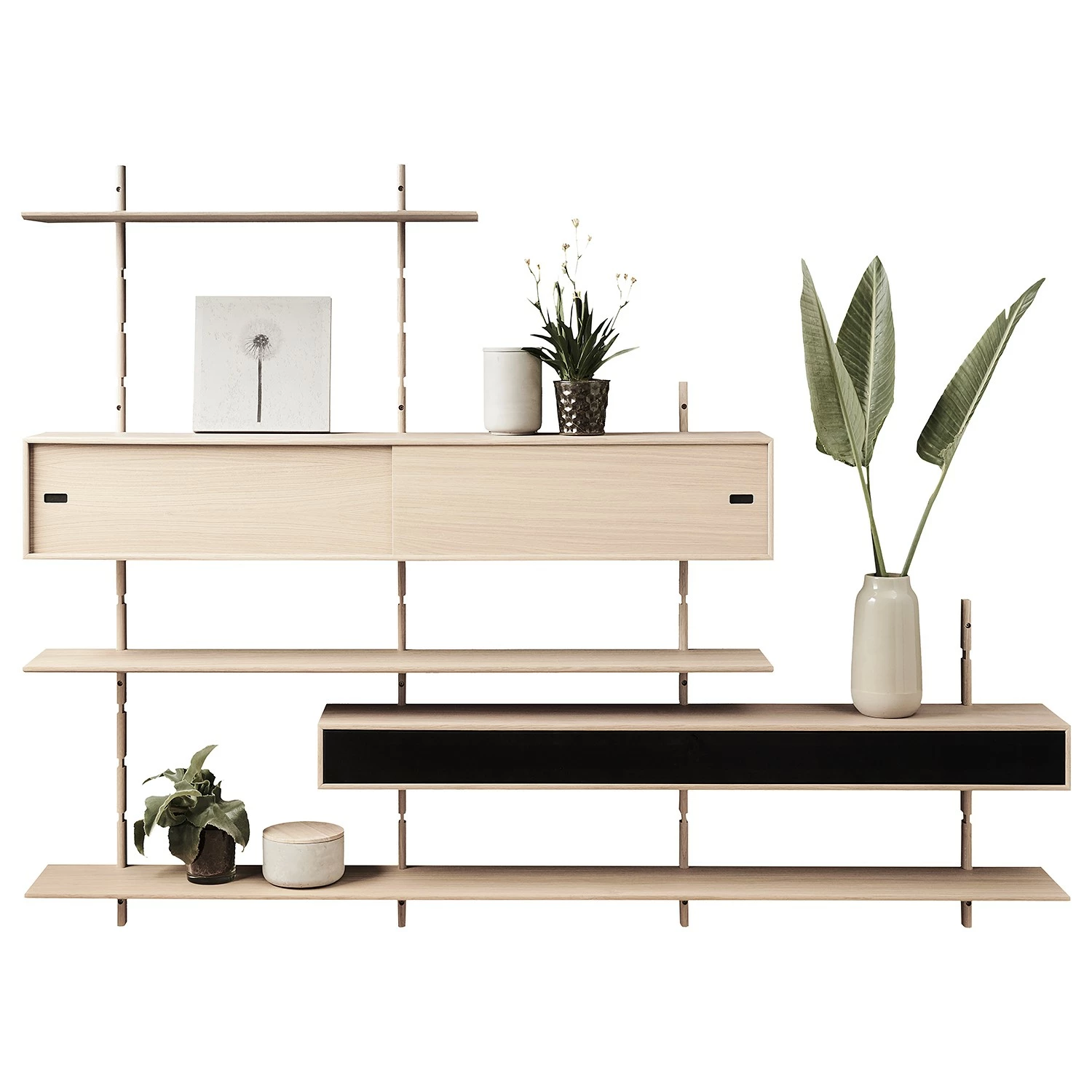 Studio Copenhagen Wandregal Lautaro VI - Eiche teilmassiv - Eiche Hell 1 Studio Copenhagen Wandregal Lautaro VI - Eiche teilmassiv - Eiche Hell