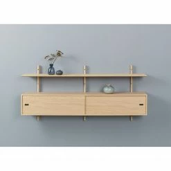 Studio Copenhagen Wandregal Lautaro III - Eiche teilmassiv - Eiche Hell -WOHNZIMMERMÖBEL Verkäufe 1000216656 200820 06174500184 MOOD DETAILS P000000001000216656 mood