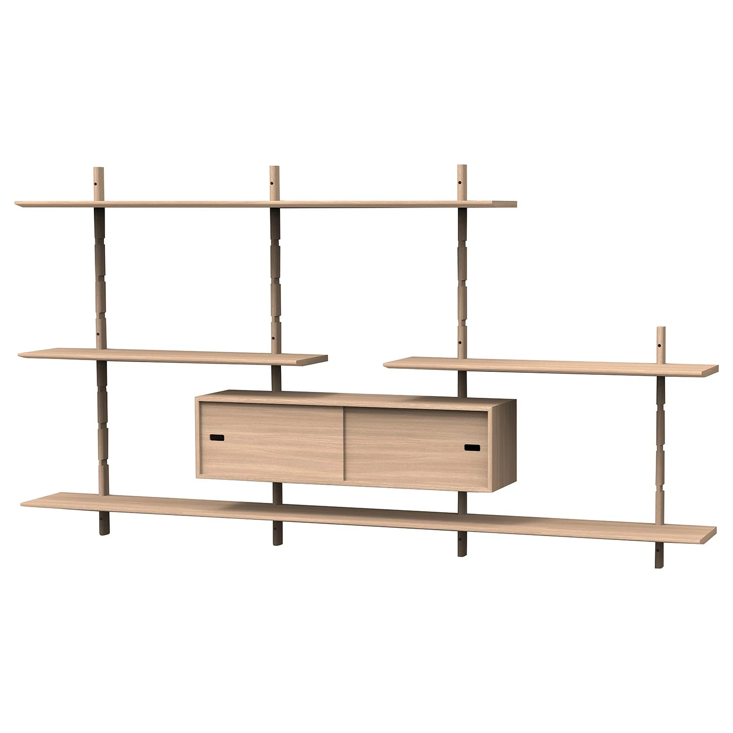 Studio Copenhagen Wandregal Lautaro VII - Eiche teilmassiv - Eiche Hell 1 Studio Copenhagen Wandregal Lautaro VII - Eiche teilmassiv - Eiche Hell