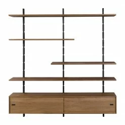 Studio Copenhagen Wandregal Lautaro X - Eiche massiv / Walnuss teilmassiv - Eiche Schwarz / Walnuss 7 Studio Copenhagen Wandregal Lautaro X - Eiche massiv / Walnuss teilmassiv - Eiche Schwarz / Walnuss -WOHNZIMMERMÖBEL Verkäufe 1000216666 200820 06182200236 DETAILS P000000001000216666