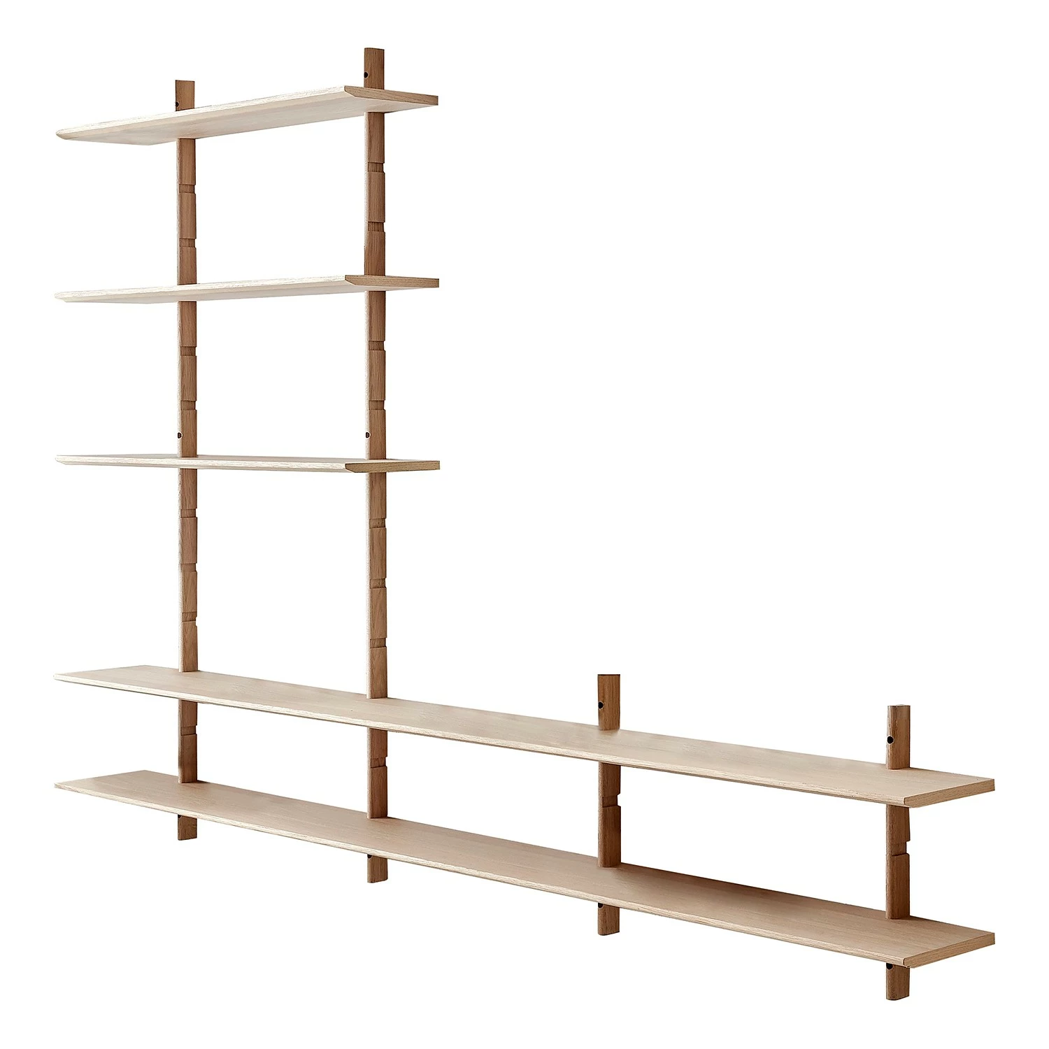 Studio Copenhagen Wandregal Lautaro VIII - Eiche teilmassiv - Eiche Hell 1 Studio Copenhagen Wandregal Lautaro VIII - Eiche teilmassiv - Eiche Hell