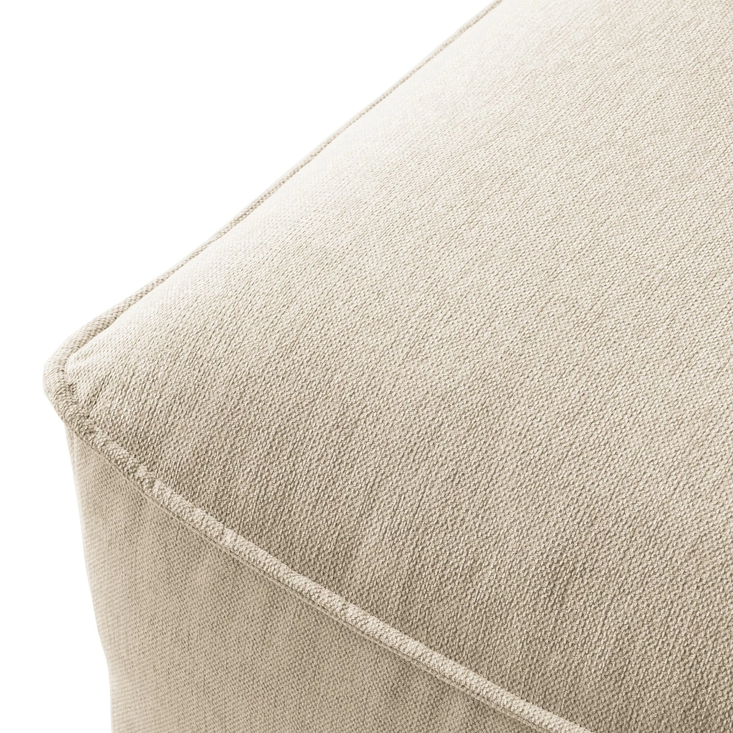 Studio Copenhagen Polsterhocker Buckley - Webstoff Saia: Beige 9 Studio Copenhagen Polsterhocker Buckley - Webstoff Saia: Beige – Bild 9