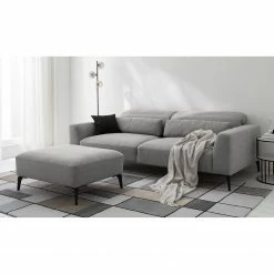 Studio Copenhagen Sofa Berrie (3-Sitzer) - Webstoff Milan: Hellgrau -WOHNZIMMERMÖBEL Verkäufe 1000217043 210208 16100400003 MOOD DETAILS P000000001000217043 mood