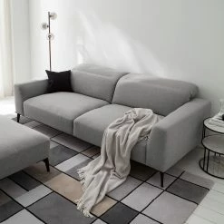 Studio Copenhagen Sofa Berrie (3-Sitzer) - Webstoff Milan: Hellgrau -WOHNZIMMERMÖBEL Verkäufe 1000217043 210208 16100400004 MOOD DETAILS P000000001000217043 mood