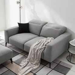 Studio Copenhagen Sofa Berrie (2-Sitzer) - Webstoff Milan: Hellgrau -WOHNZIMMERMÖBEL Verkäufe 1000217241 210208 16100700069 MOOD DETAILS P000000001000217241 mood