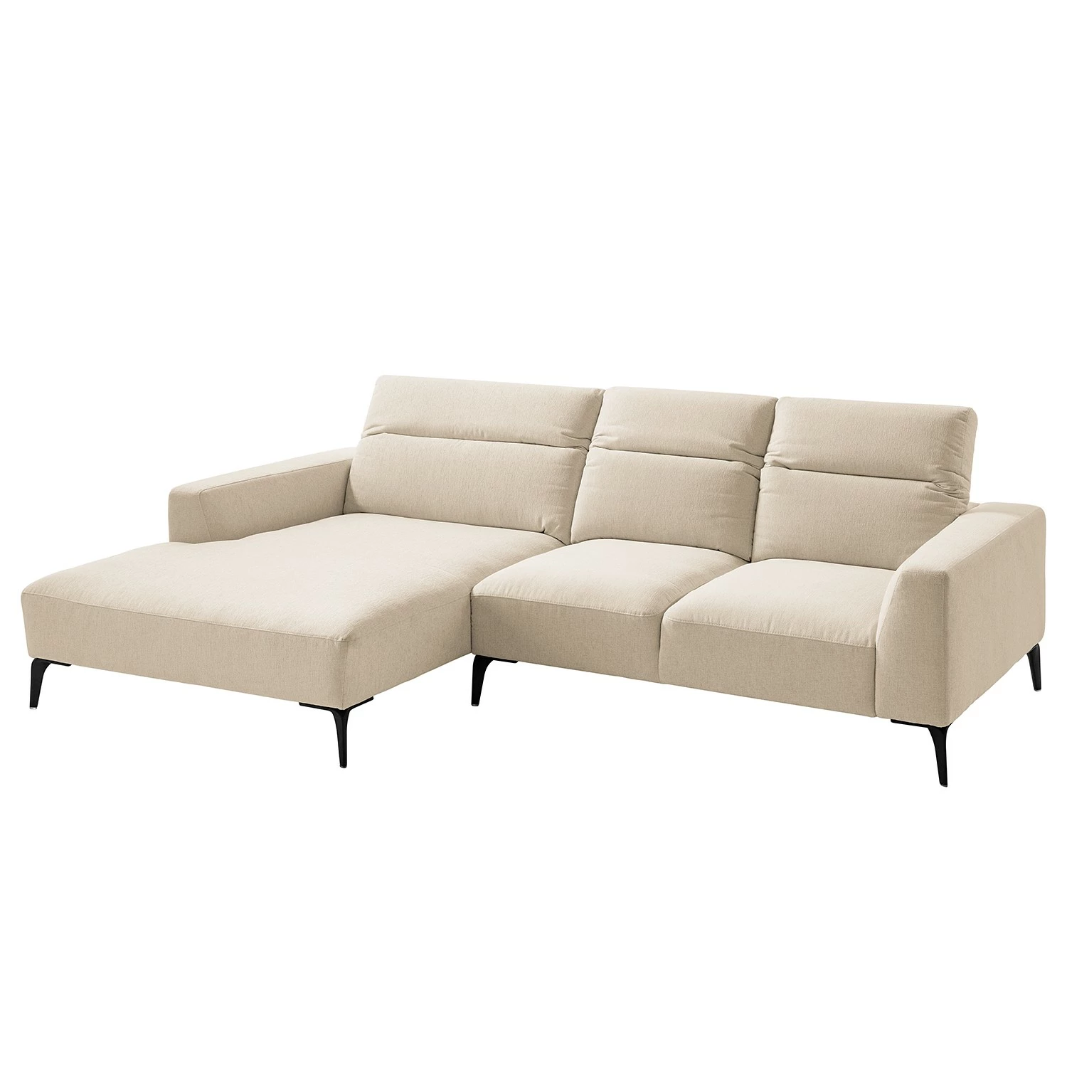 Studio Copenhagen Ecksofa Berrie I - Webstoff Saia: Beige - Breite: 266 cm - Longchair davorstehend links 5 Studio Copenhagen Ecksofa Berrie I - Webstoff Saia: Beige - Breite: 266 cm - Longchair davorstehend links – Bild 5