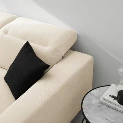 Studio Copenhagen Ecksofa Berrie I - Webstoff Saia: Beige - Breite: 266 cm - Longchair davorstehend links 39 Studio Copenhagen Ecksofa Berrie I - Webstoff Saia: Beige - Breite: 266 cm - Longchair davorstehend links -WOHNZIMMERMÖBEL Verkäufe 1000217457 210222 09072000219 DETAILS P000000001000217457