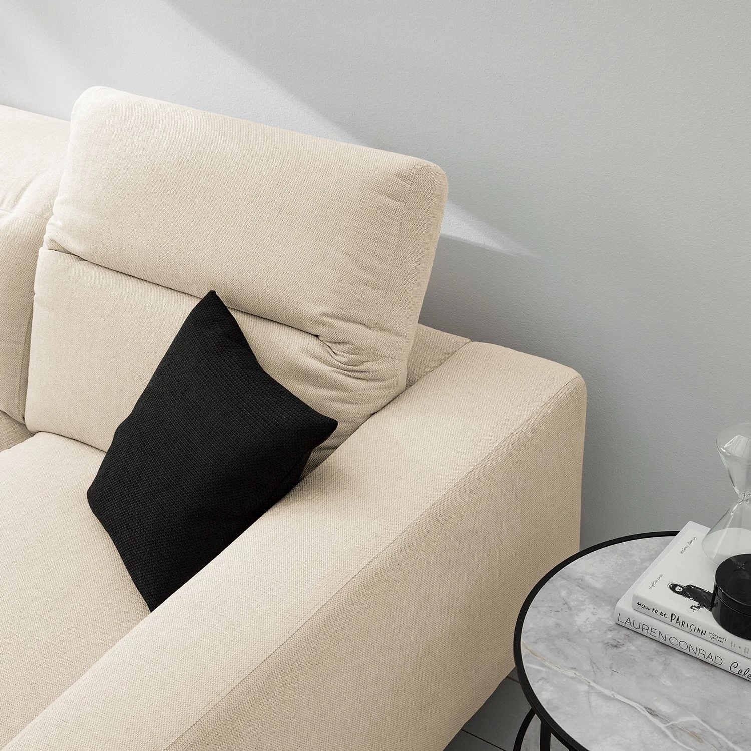 Studio Copenhagen Ecksofa Berrie I - Webstoff Saia: Beige - Breite: 266 cm - Longchair davorstehend links 16 Studio Copenhagen Ecksofa Berrie I - Webstoff Saia: Beige - Breite: 266 cm - Longchair davorstehend links – Bild 16