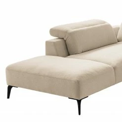 Studio Copenhagen Ecksofa Berrie II - Webstoff Saia: Beige - Breite: 263 cm - Ottomane davorstehend links -WOHNZIMMERMÖBEL Verkäufe 1000217561 201222 13352800599 DETAILS P000000001000217561