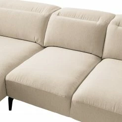 Studio Copenhagen Ecksofa Berrie II - Webstoff Saia: Beige - Breite: 263 cm - Ottomane davorstehend links -WOHNZIMMERMÖBEL Verkäufe 1000217561 201222 13352800601 DETAILS P000000001000217561