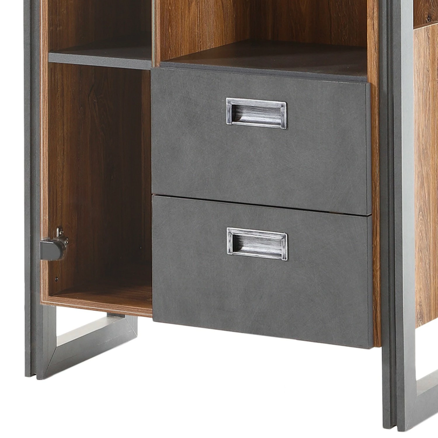 Ars manufacti Wohnwand Marton IV (4-teilig) - Eiche Stirling Dekor / Anthrazit 19 Ars manufacti Wohnwand Marton IV (4-teilig) - Eiche Stirling Dekor / Anthrazit – Bild 19