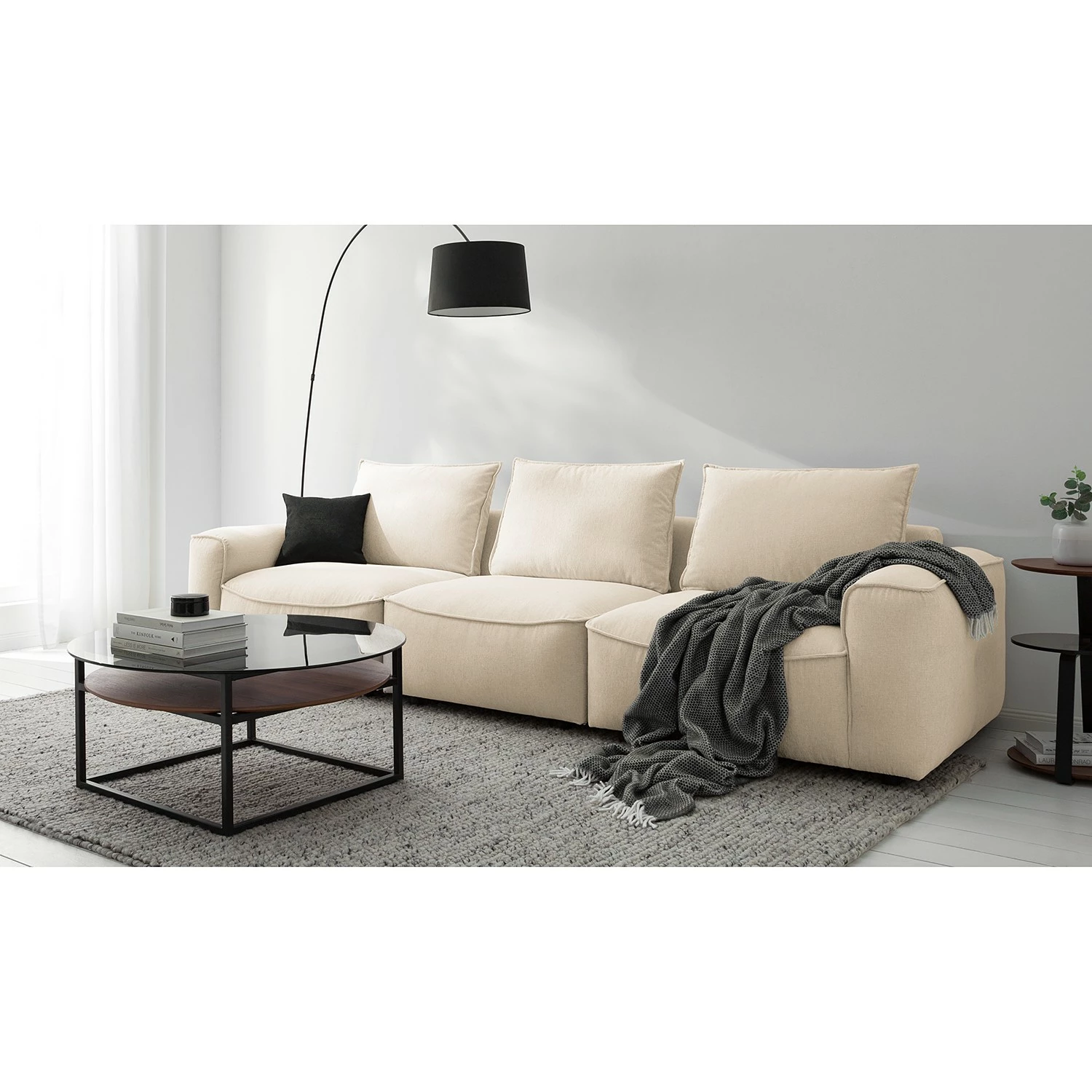 Studio Copenhagen Bigsofa Buckley I - Webstoff Saia: Beige 15 Studio Copenhagen Bigsofa Buckley I - Webstoff Saia: Beige – Bild 15