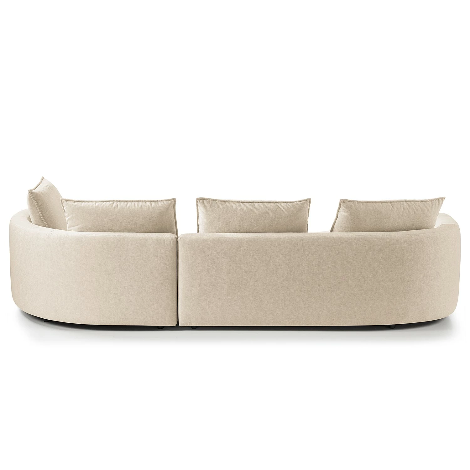 Studio Copenhagen Bigsofa Buckley II - Webstoff Saia: Beige - Ausrichtung rechts 4 Studio Copenhagen Bigsofa Buckley II - Webstoff Saia: Beige - Ausrichtung rechts – Bild 4