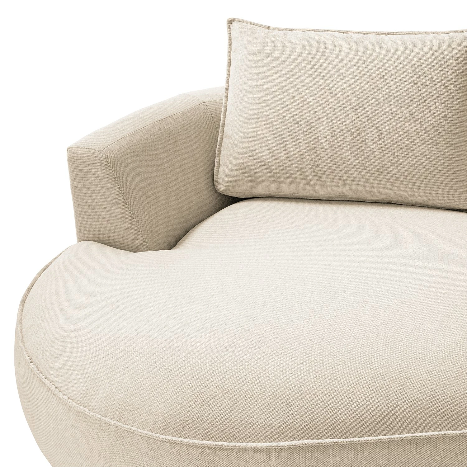 Studio Copenhagen Bigsofa Buckley II - Webstoff Saia: Beige - Ausrichtung rechts 7 Studio Copenhagen Bigsofa Buckley II - Webstoff Saia: Beige - Ausrichtung rechts – Bild 7