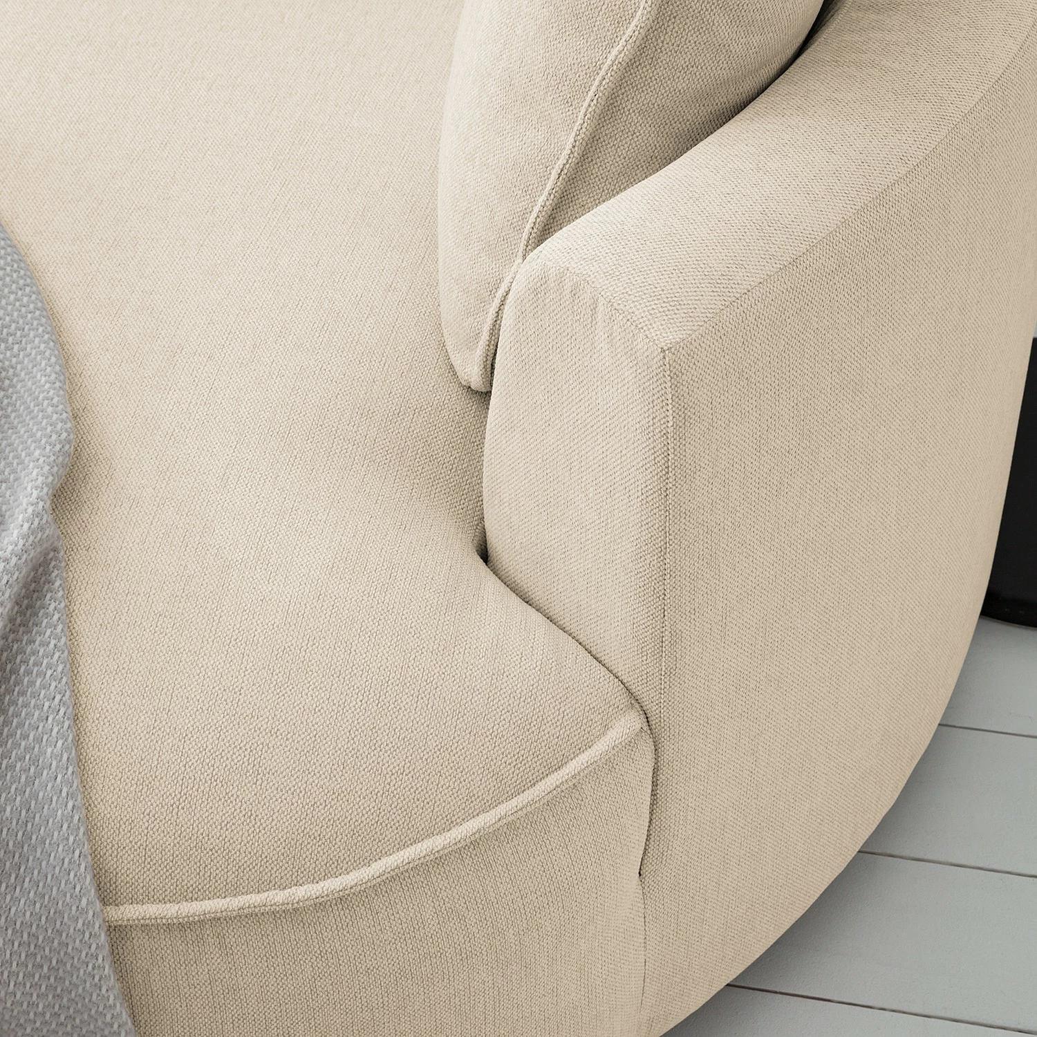 Studio Copenhagen Bigsofa Buckley II - Webstoff Saia: Beige - Ausrichtung rechts 22 Studio Copenhagen Bigsofa Buckley II - Webstoff Saia: Beige - Ausrichtung rechts – Bild 22