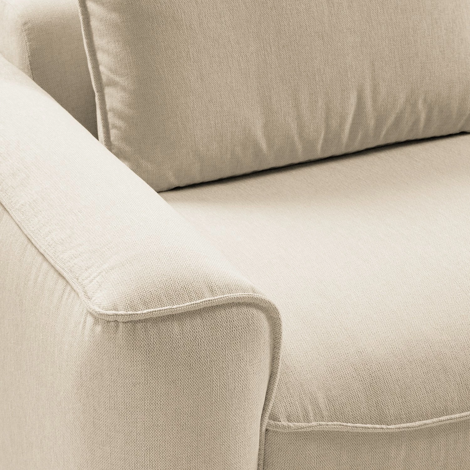 Studio Copenhagen Ecksofa Buckley I - Webstoff Saia: Beige - Longchair davorstehend rechts 13 Studio Copenhagen Ecksofa Buckley I - Webstoff Saia: Beige - Longchair davorstehend rechts – Bild 13