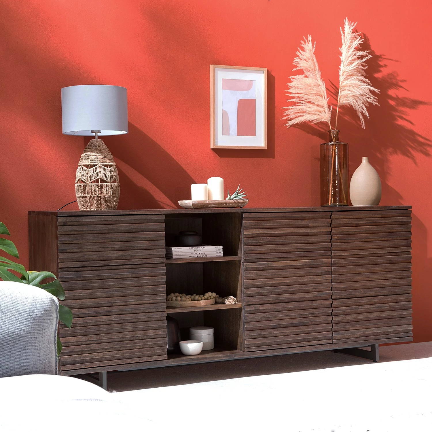 Studio Copenhagen Sideboard Kirley III - Akazie massiv - Akazie Dunkel 3 Studio Copenhagen Sideboard Kirley III - Akazie massiv - Akazie Dunkel – Bild 3