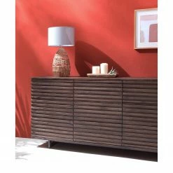 Studio Copenhagen Sideboard Kirley II - Akazie massiv - Akazie Dunkel -WOHNZIMMERMÖBEL Verkäufe 1000218073 210420 08101100013 DETAILS P000000001000218073