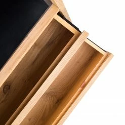 Studio Copenhagen Highboard Flox - Echtholzfurnier / Metall - Eiche / Schwarz -WOHNZIMMERMÖBEL Verkäufe 1000218128 210901 08134700018 DETAILS P000000001000218128