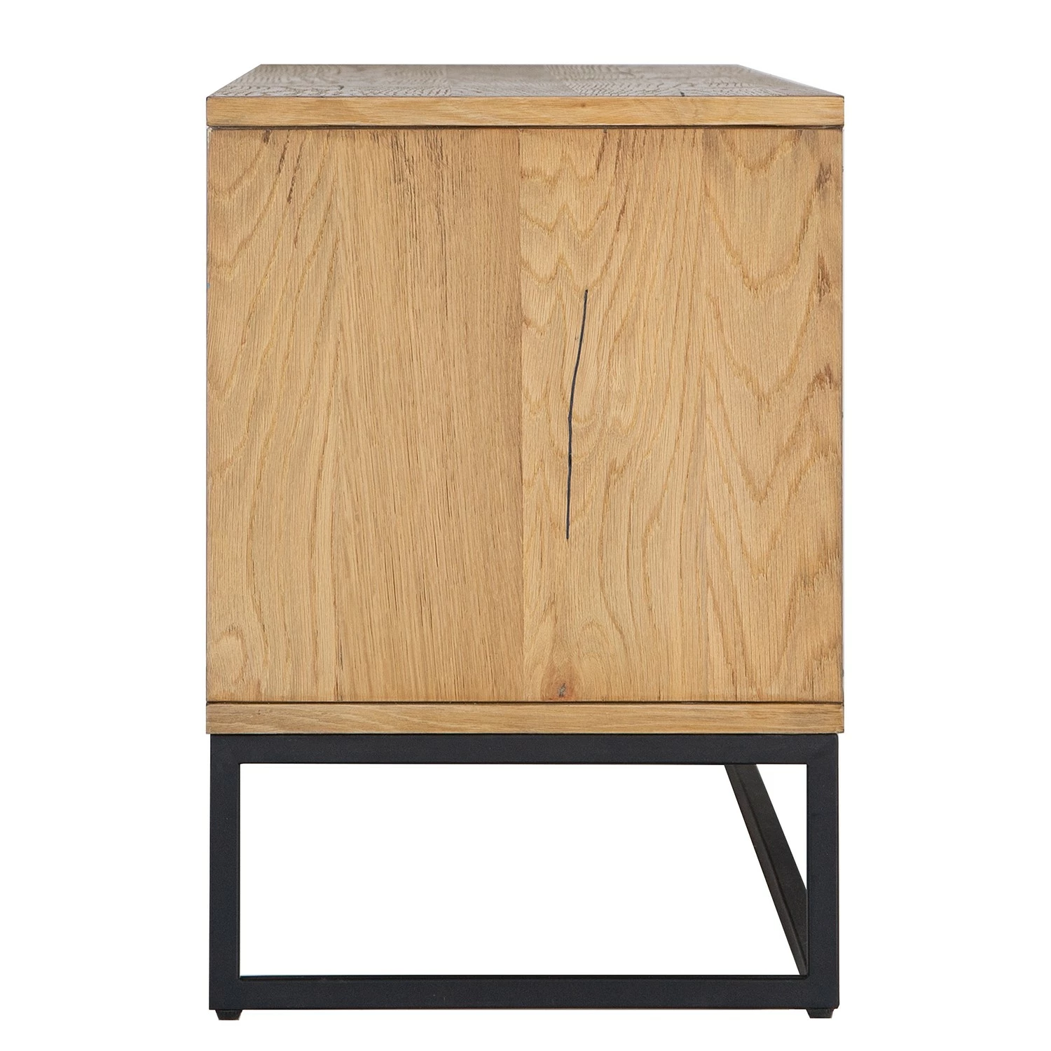 Studio Copenhagen TV-Lowboard Flox II - Echtholzfurnier / Metall - Eiche / Schwarz 5 Studio Copenhagen TV-Lowboard Flox II - Echtholzfurnier / Metall - Eiche / Schwarz – Bild 5