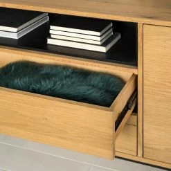 Studio Copenhagen Sideboard Flox II - Echtholzfurnier / Metall - Eiche / Schwarz -WOHNZIMMERMÖBEL Verkäufe 1000218135 211020 14143800071 DETAILS P000000001000218135