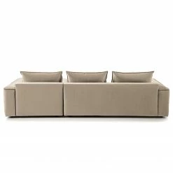 Studio Copenhagen Ecksofa Buckley II - Samt Shyla: Beige - Longchair davorstehend rechts -WOHNZIMMERMÖBEL Verkäufe 1000218140 201119 12204700488 DETAILS P000000001000218140