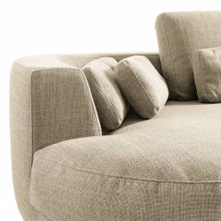 Studio Copenhagen Ecksofa Willows I - Webstoff Amila: Beige - Ottomane davorstehend links -WOHNZIMMERMÖBEL Verkäufe 1000218179 201112 16422300807 DETAILS P000000001000218179