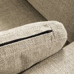 Studio Copenhagen Ecksofa Willows I - Webstoff Amila: Beige - Ottomane davorstehend links -WOHNZIMMERMÖBEL Verkäufe 1000218179 201112 16422300809 DETAILS P000000001000218179