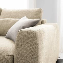 Studio Copenhagen Ecksofa Willows I - Webstoff Amila: Beige - Ottomane davorstehend links -WOHNZIMMERMÖBEL Verkäufe 1000218179 210127 14550100360 DETAILS P000000001000218179