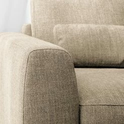 Studio Copenhagen Ecksofa Willows III - Webstoff Amila: Beige - Longchair davorstehend rechts -WOHNZIMMERMÖBEL Verkäufe 1000218220 210127 14550300403 DETAILS P000000001000218220