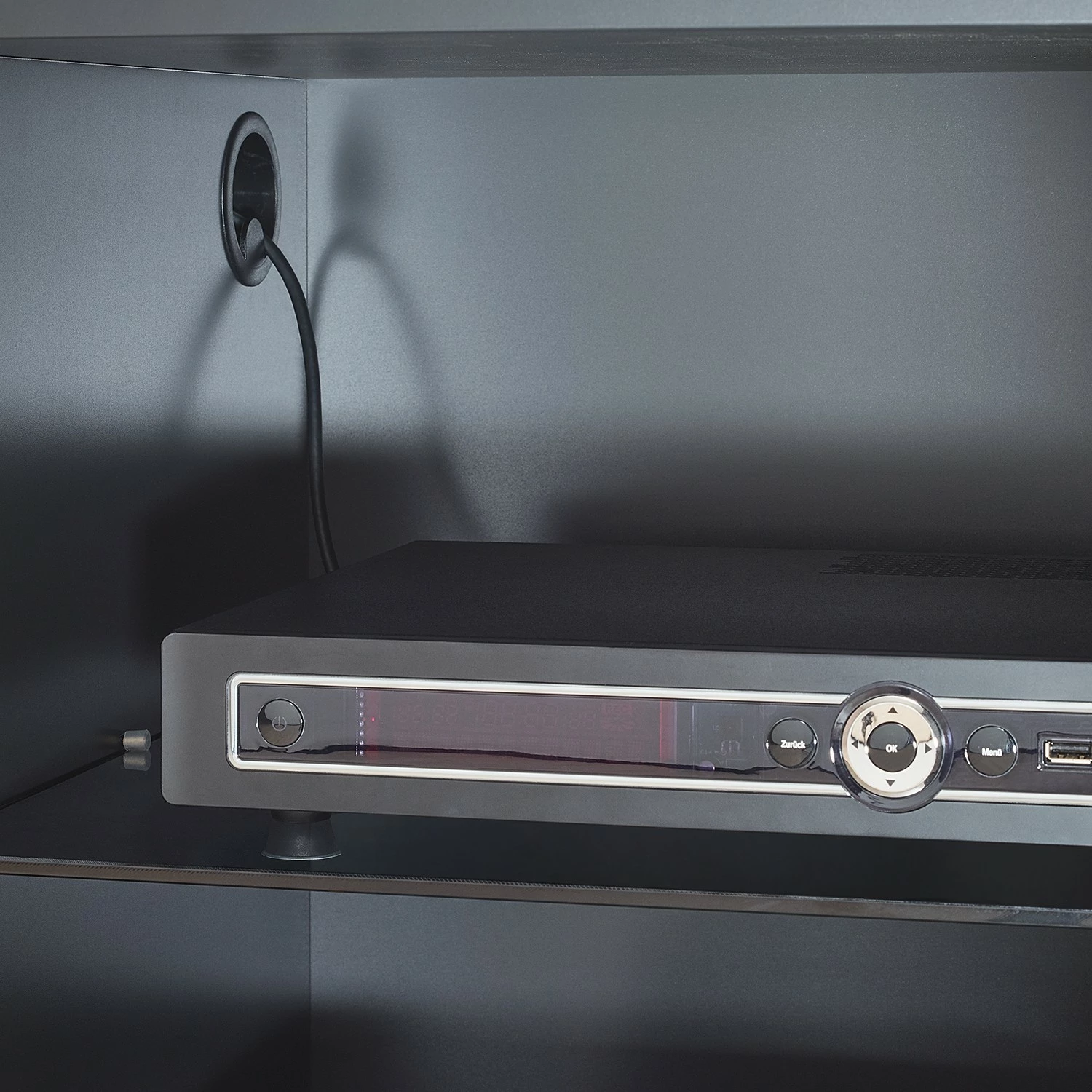 GWINNER Wohnkombination Misano II (3-teilig) - Weiß / Wildeiche - Mit Beleuchtung 8 GWINNER Wohnkombination Misano II (3-teilig) - Weiß / Wildeiche - Mit Beleuchtung – Bild 8