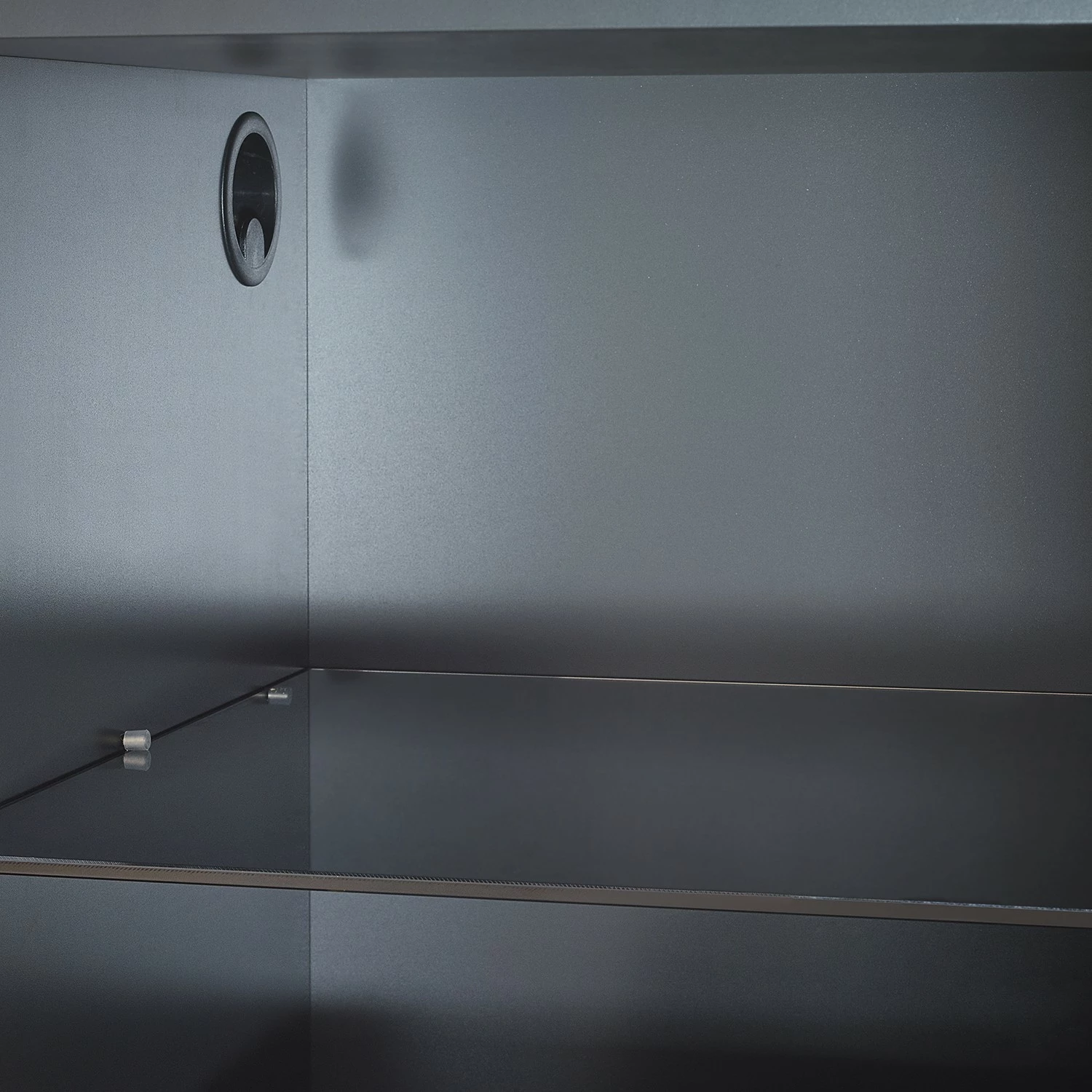 GWINNER Wohnkombination Misano I (3-teilig) - Anthrazit / Wildeiche - Mit Beleuchtung 7 GWINNER Wohnkombination Misano I (3-teilig) - Anthrazit / Wildeiche - Mit Beleuchtung – Bild 7