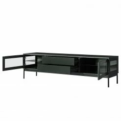 Studio Copenhagen TV-Lowboard Exhall - Glas - Graugrün -WOHNZIMMERMÖBEL Verkäufe 1000218349 210420 14242800011 DETAILS P000000001000218349