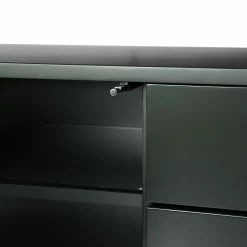 Studio Copenhagen TV-Lowboard Exhall - Glas - Graugrün -WOHNZIMMERMÖBEL Verkäufe 1000218349 210420 14244300019 DETAILS P000000001000218349