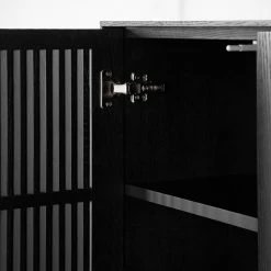 Studio Copenhagen Highboard Dowland - Echtholzfurnier - Eiche Schwarz -WOHNZIMMERMÖBEL Verkäufe 1000218356 210303 06480300009 DETAILS P000000001000218356