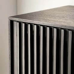 Studio Copenhagen Highboard Dowland - Echtholzfurnier - Eiche Schwarz -WOHNZIMMERMÖBEL Verkäufe 1000218356 210311 08052900018 DETAILS P000000001000218356