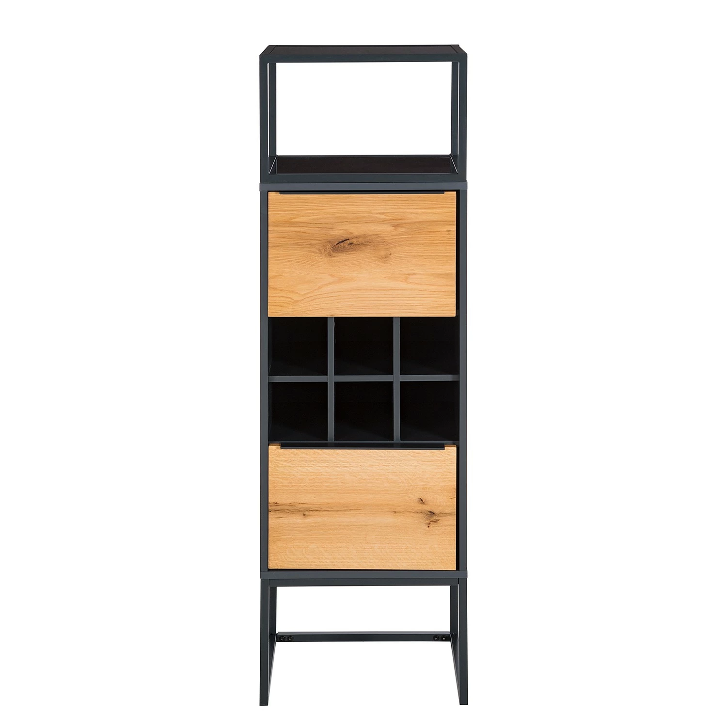 Red Living Schrank Barview II - Echtholzfurnier - Eiche / Anthrazit 6 Red Living Schrank Barview II - Echtholzfurnier - Eiche / Anthrazit – Bild 6