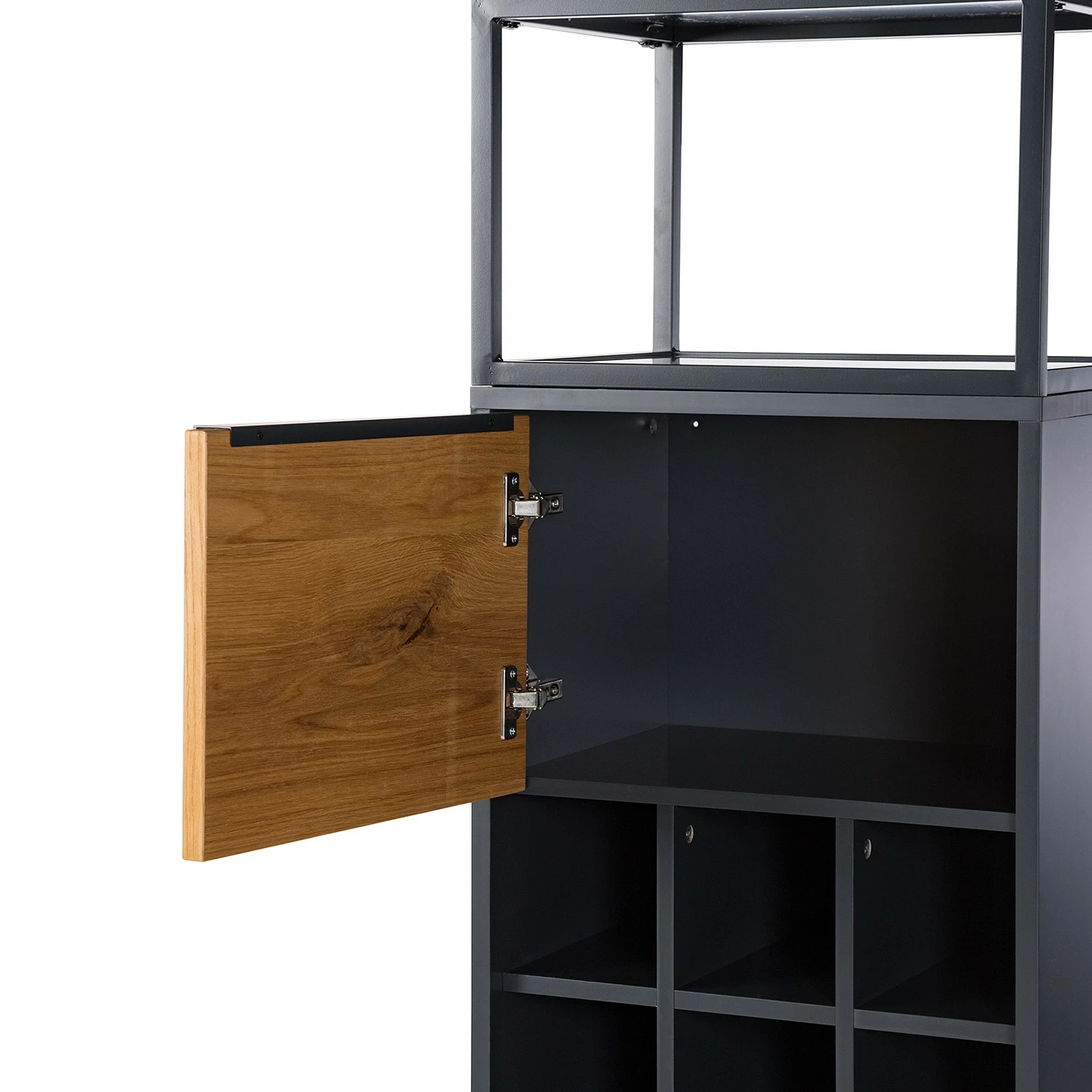 Red Living Schrank Barview II - Echtholzfurnier - Eiche / Anthrazit 12 Red Living Schrank Barview II - Echtholzfurnier - Eiche / Anthrazit – Bild 12