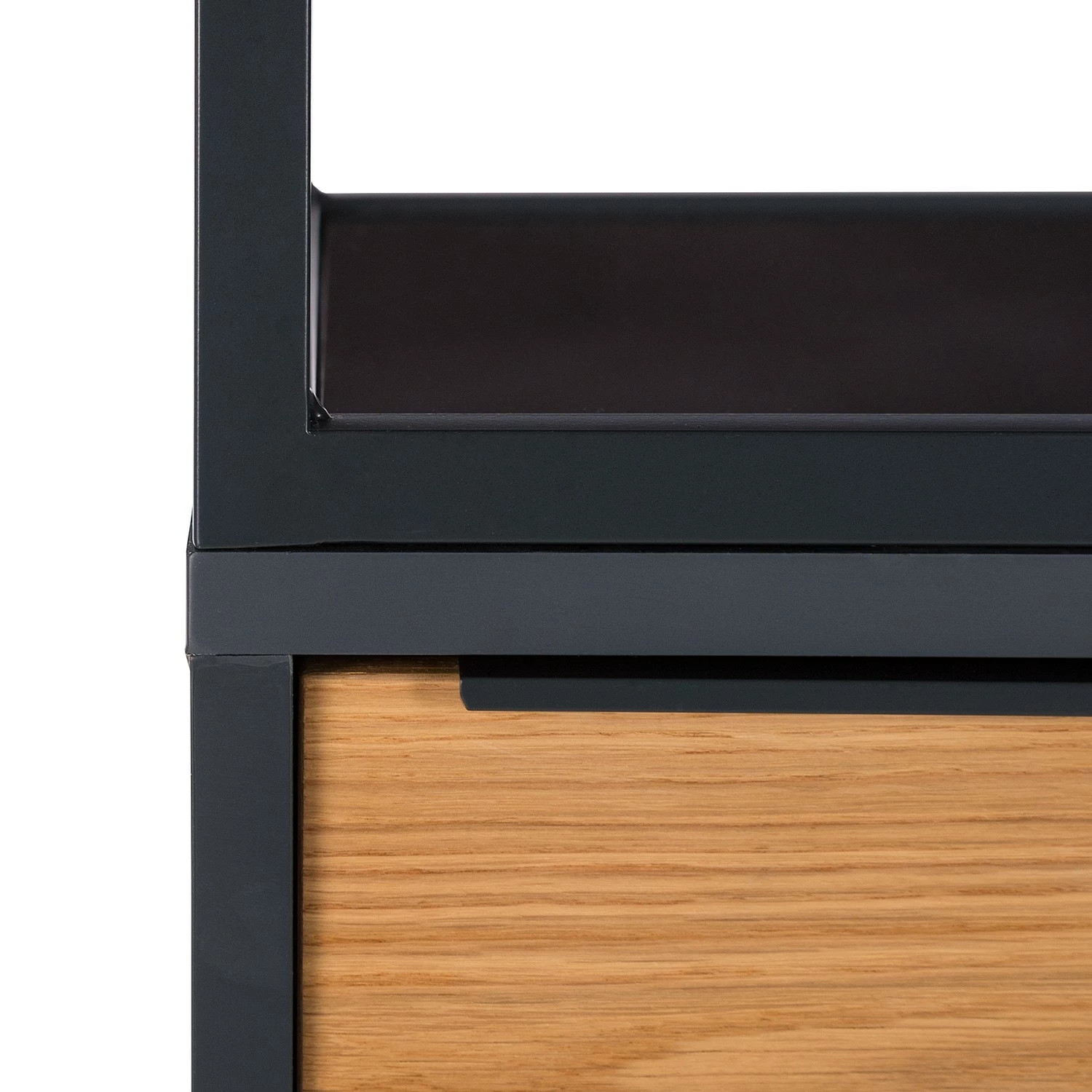 Red Living Schrank Barview II - Echtholzfurnier - Eiche / Anthrazit 14 Red Living Schrank Barview II - Echtholzfurnier - Eiche / Anthrazit – Bild 14